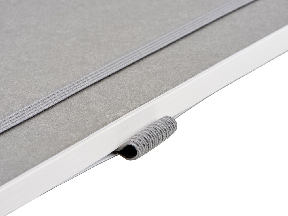 Блокнот из моющегося крафта и каменной бумаги А5 Fleekstone, гибкая обложка, серый-4