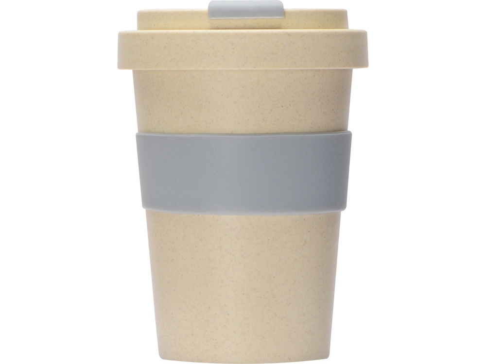 Стакан из пшеничного волокна Flava, серый-1