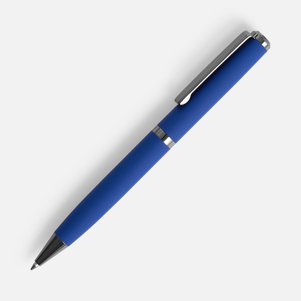 Ручка шариковая Inkish Gunmetal в футляре, синяя-1