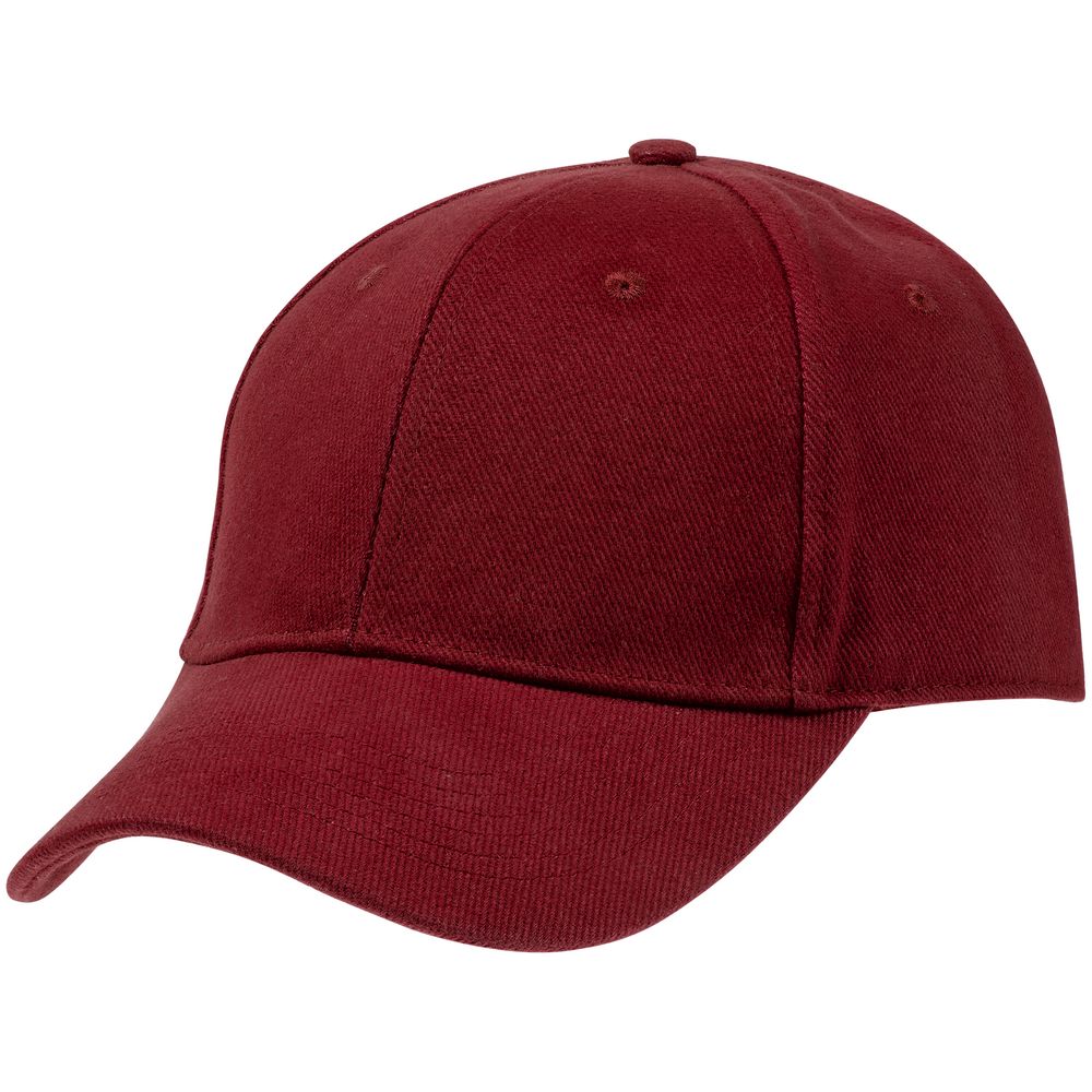 Бейсболка Hillside, бордовая-0