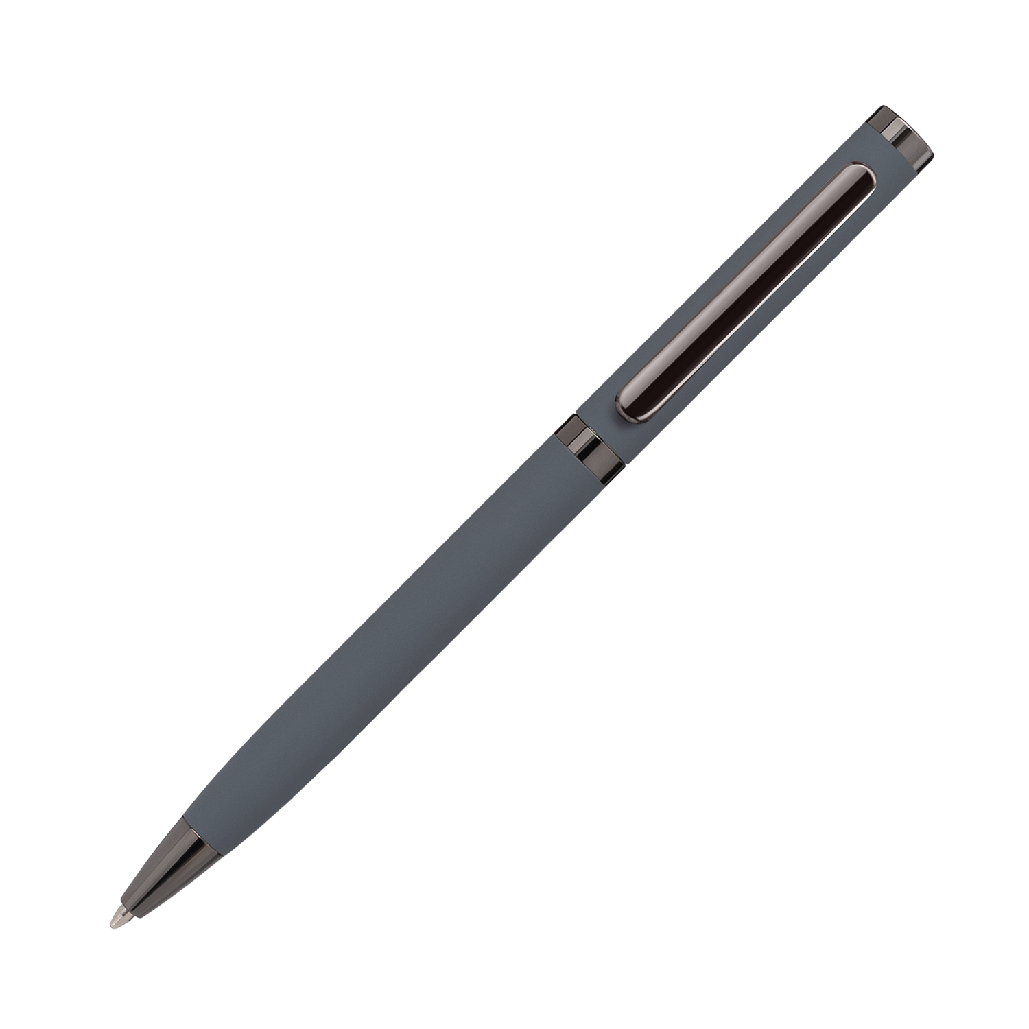 Шариковая ручка Нокс (Nox), серая-1