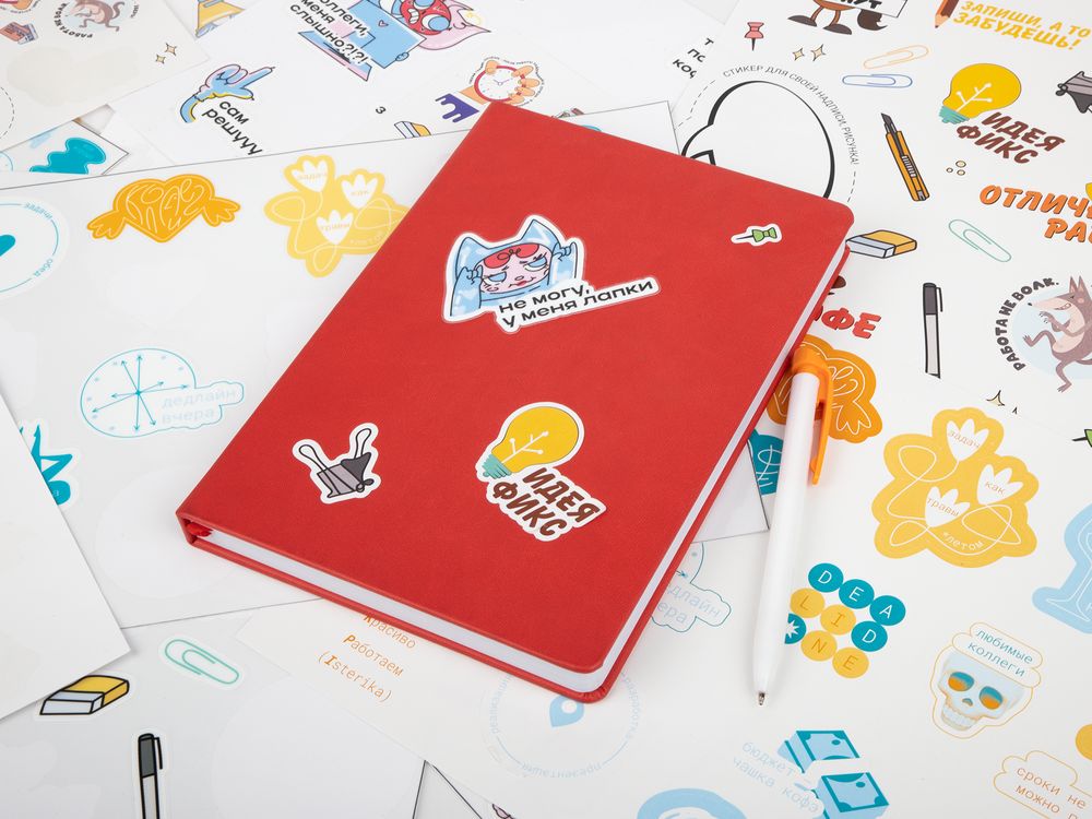 Наклейки ПВХ Sticker Pack на заказ, S-2