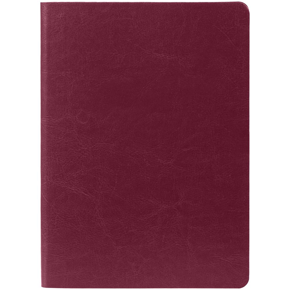 Ежедневник Nebraska Flex, недатированный, бордовый с серебристым-1