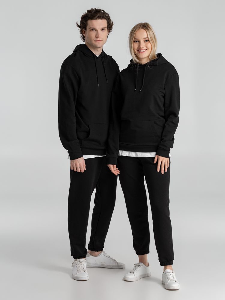 Толстовка с капюшоном унисекс Hoodie, черная-7