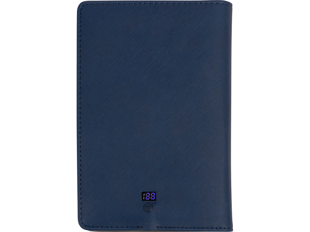 Органайзер с функцией беспроводной зарядки Manner, 5000 mah, темно-синий-2