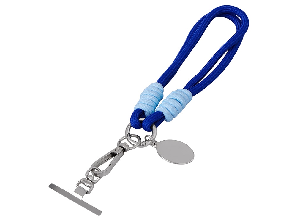 Брелок-браслет Bohemian c металлическим держателем для телефона, синий-0