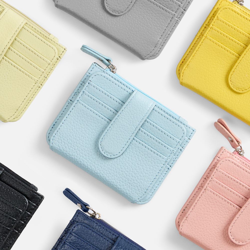 Картхолдер на молнии Unison, серый-4