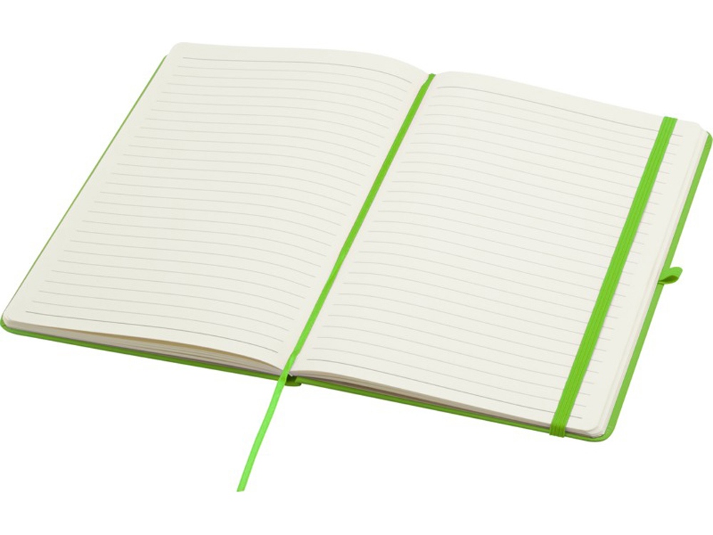 Блокнот Spectrum Plus формата A5 в твердой обложке - Зеленый лайм-3
