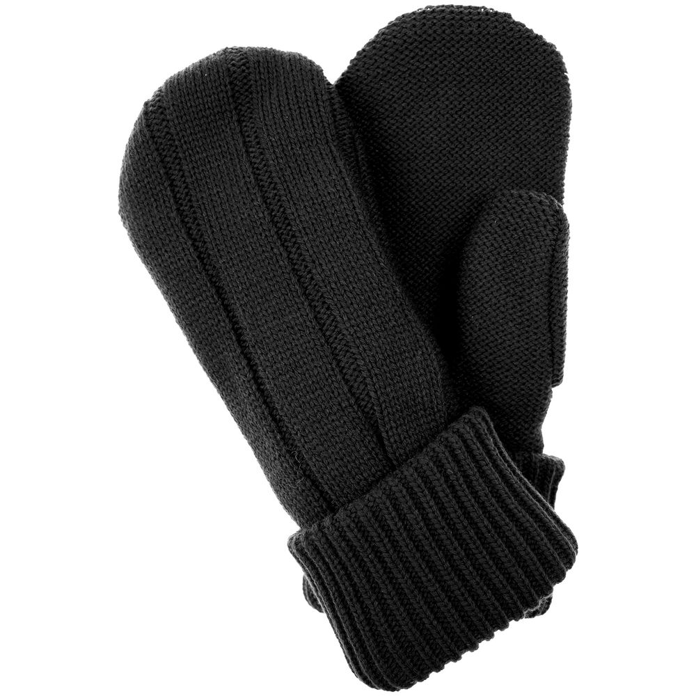Варежки Knit Beat, черные-2