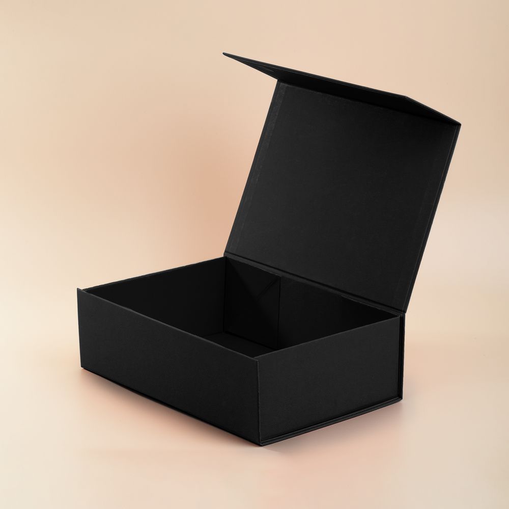 Коробка складная Portada, M, черная-3