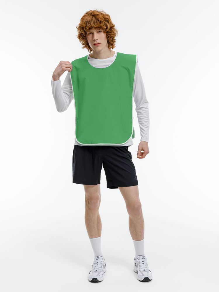 Манишка Member, зеленая с белым-2