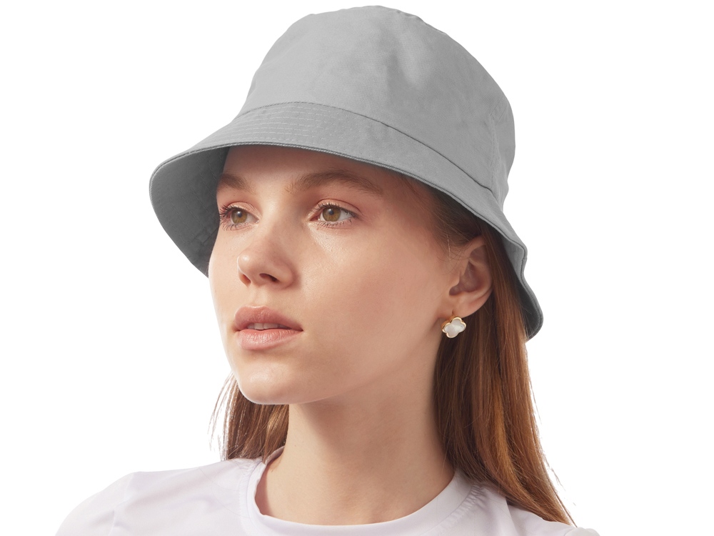 Хлопковая панама, серый-2