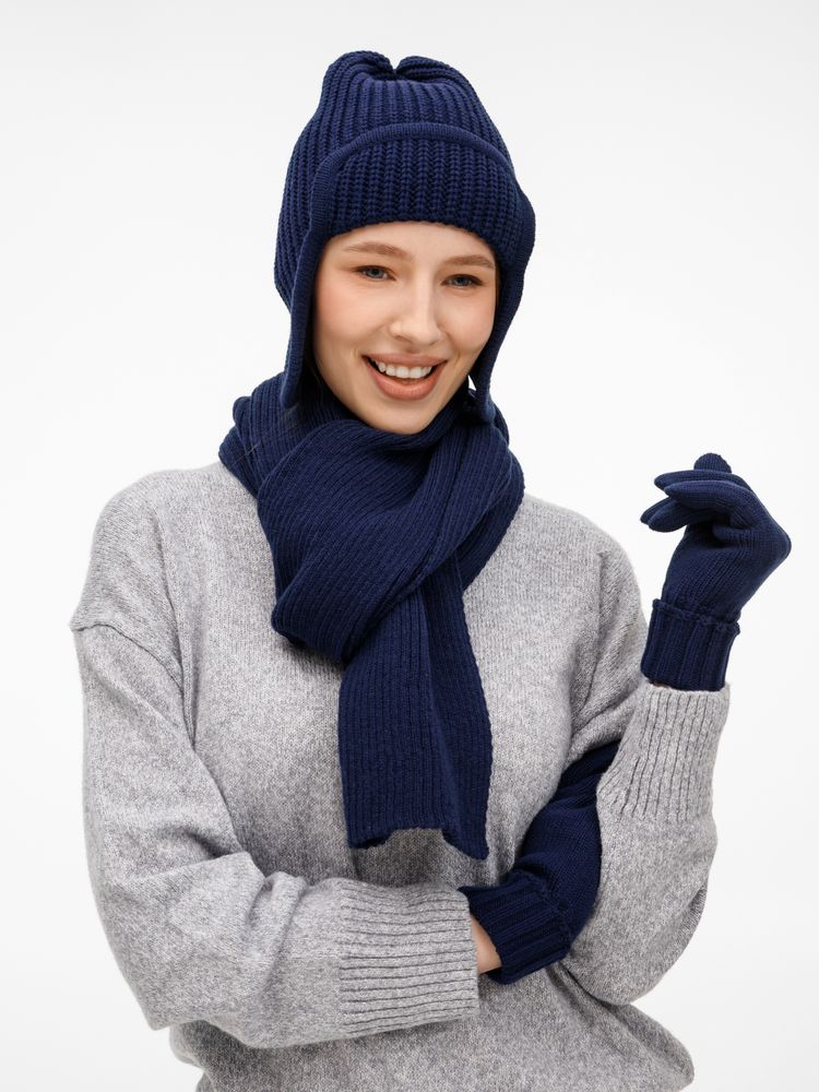 Перчатки Catch Match, темно-синие-2