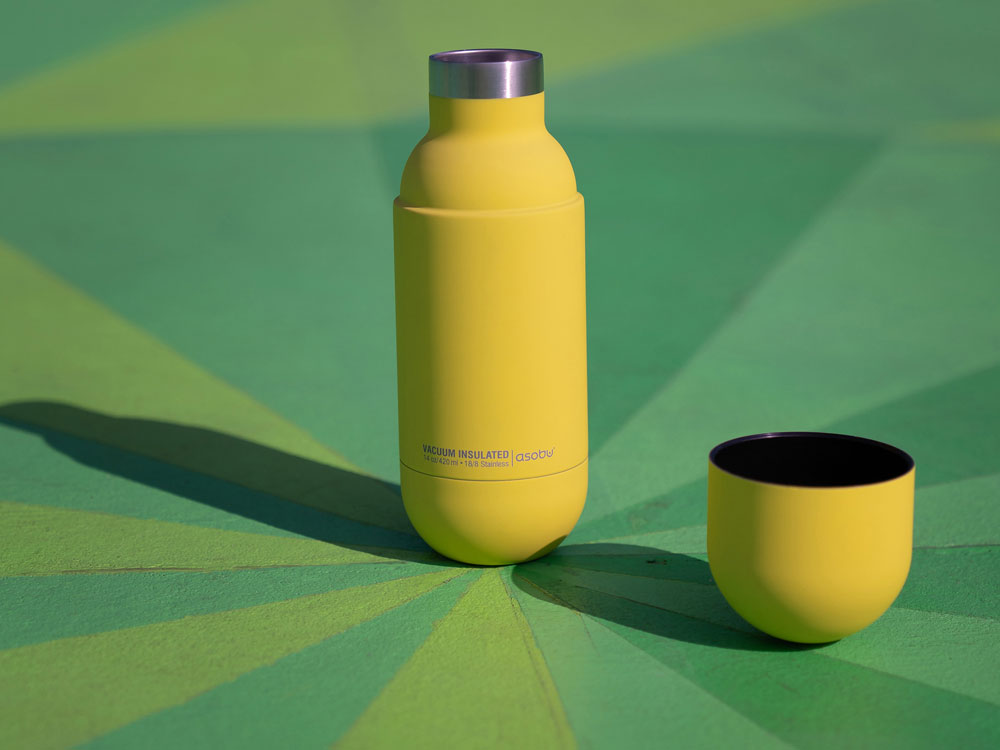 Термос ORB, желтый-2