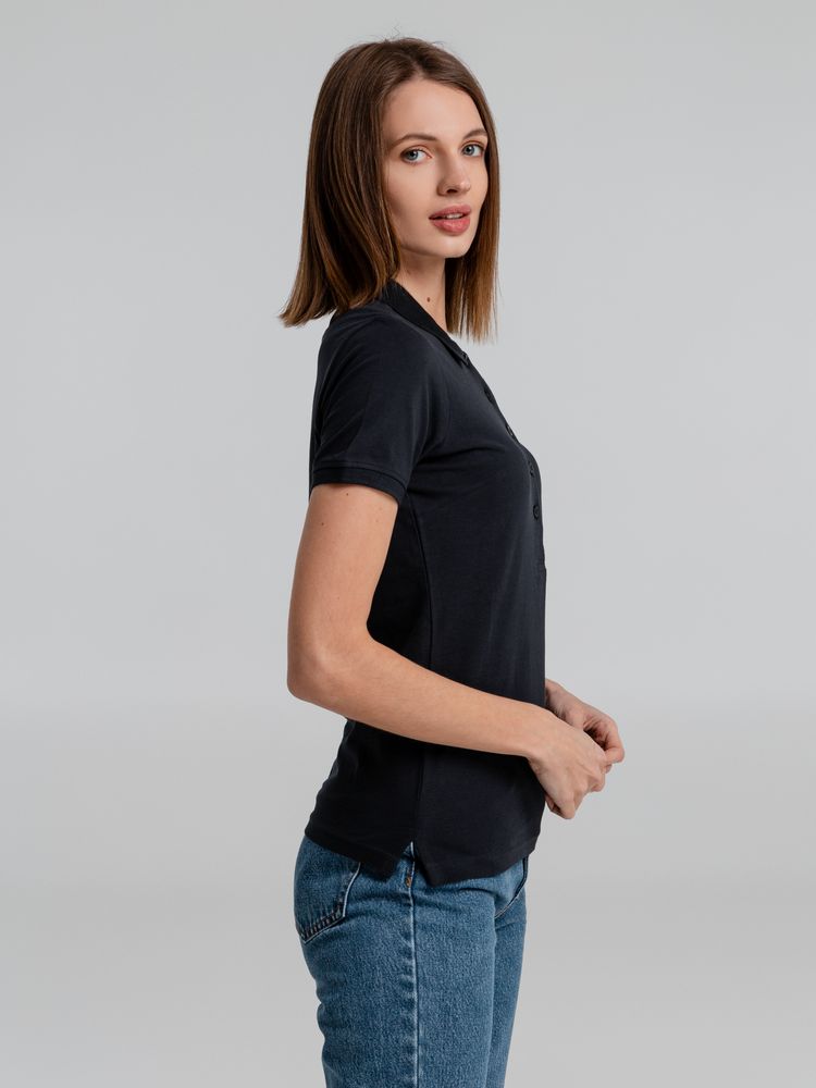 Рубашка поло женская Neptune, темно-синяя-3