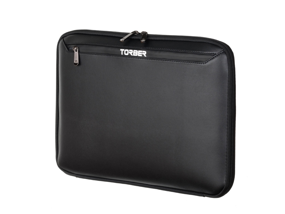 Чехол для ноутбука/планшета TORBER VOYAGE 15.6'', черный, нейлон/микрофибра, 42 х 2 х 28,5 см, 2,4л-1