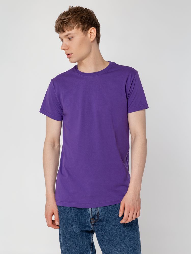 Футболка унисекс T-Bolka 160, фиолетовая-5