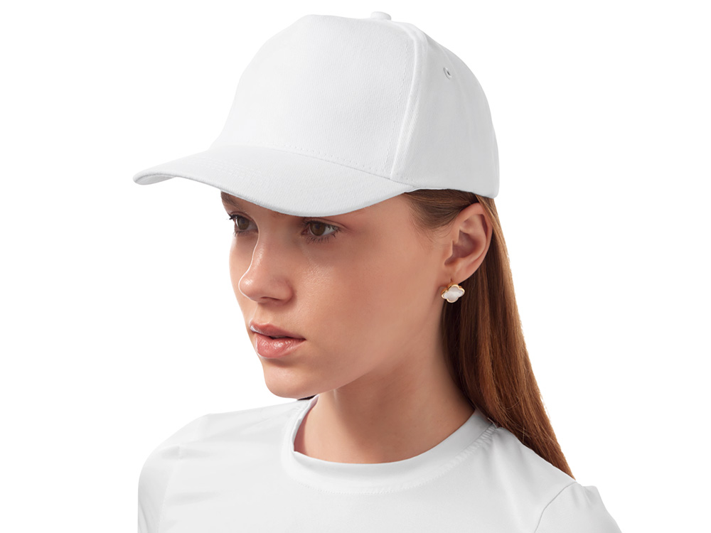 Бейсболка Florida 350 5-панельная, белый-2