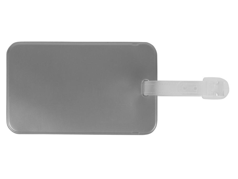 Бирка для багажа Voyage 2.0, серебристый-3