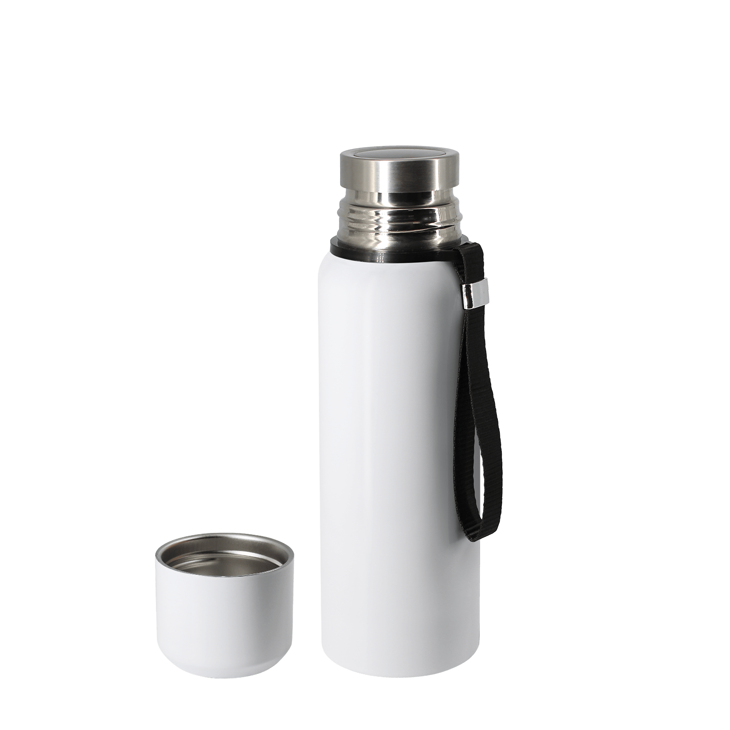 Термос S-travel New с датчиком температуры 600 мл. (белый)-2