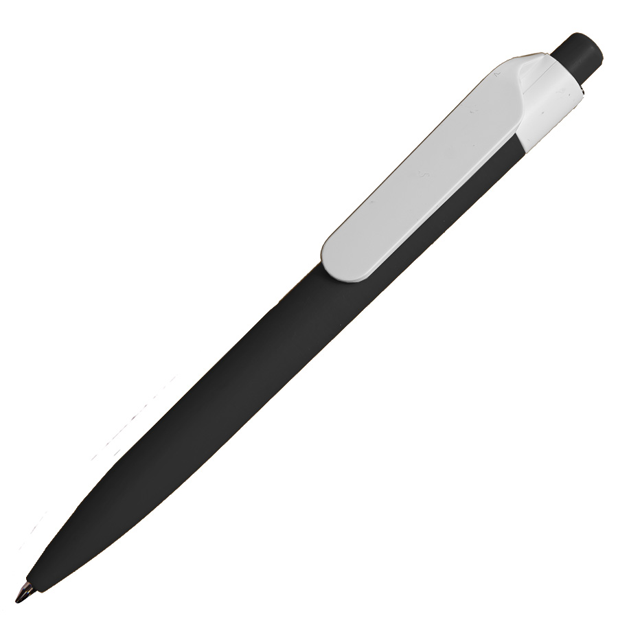Ручка шариковая N16 soft touch, черный-0