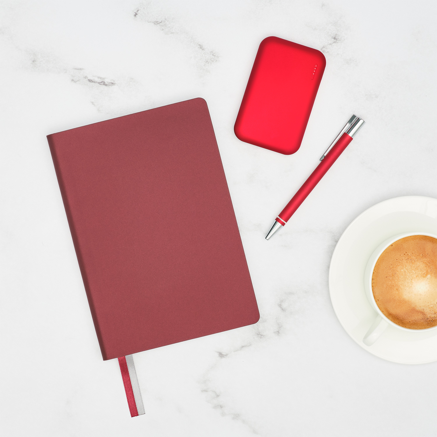 Ежедневник Мун Ривер (Moon River) недатированный, бургунди-12