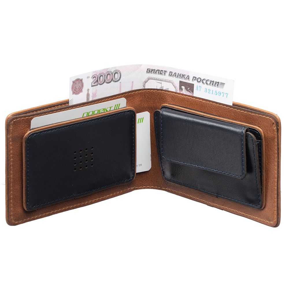 Портмоне Kalsa Palermo, синее-2