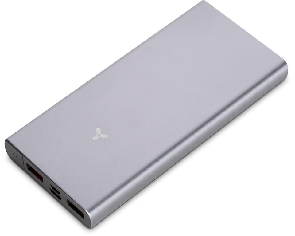 Внешний аккумулятор  Accesstyle CHARCOAL II (10000 mAh), серебристый, серебристый-0