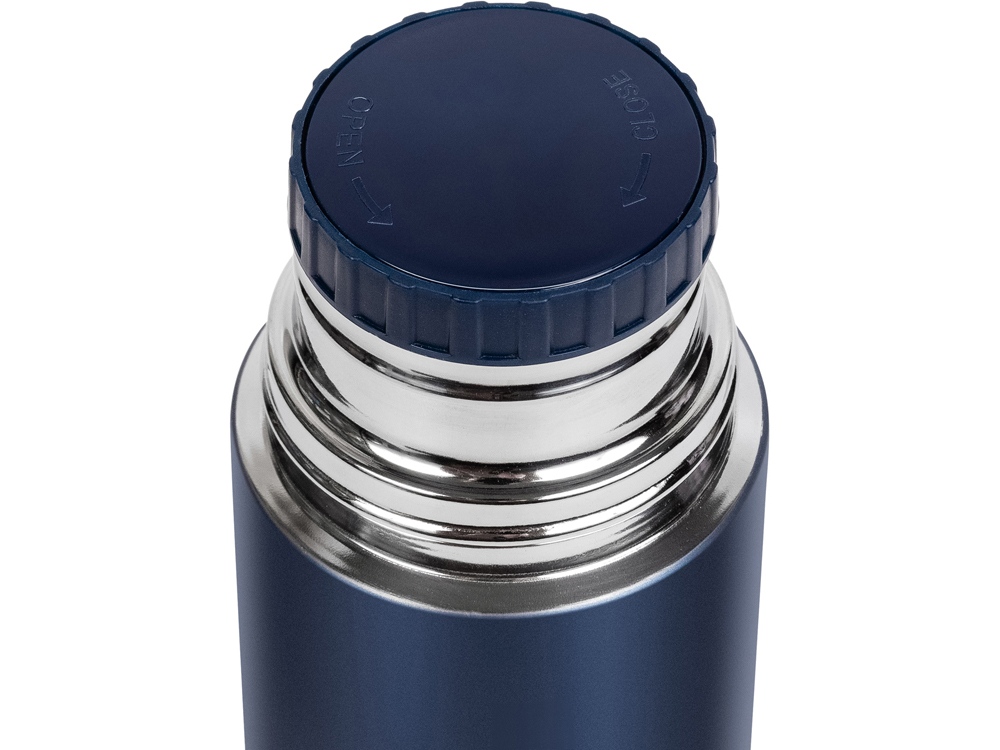 Термос Relaxika 101 (0,35 литра), темно-синий (без лого)-3