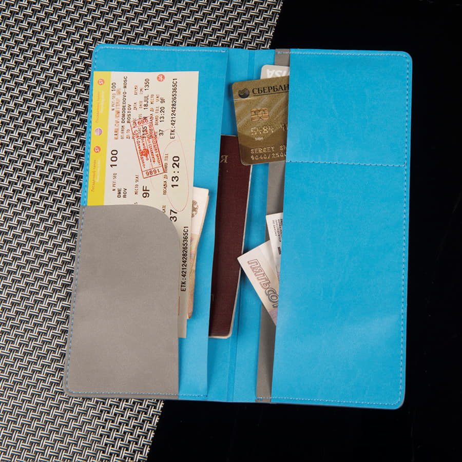 Органайзер для путешествий  MOVEMENT, коллекция  ITEMS, голубой-6