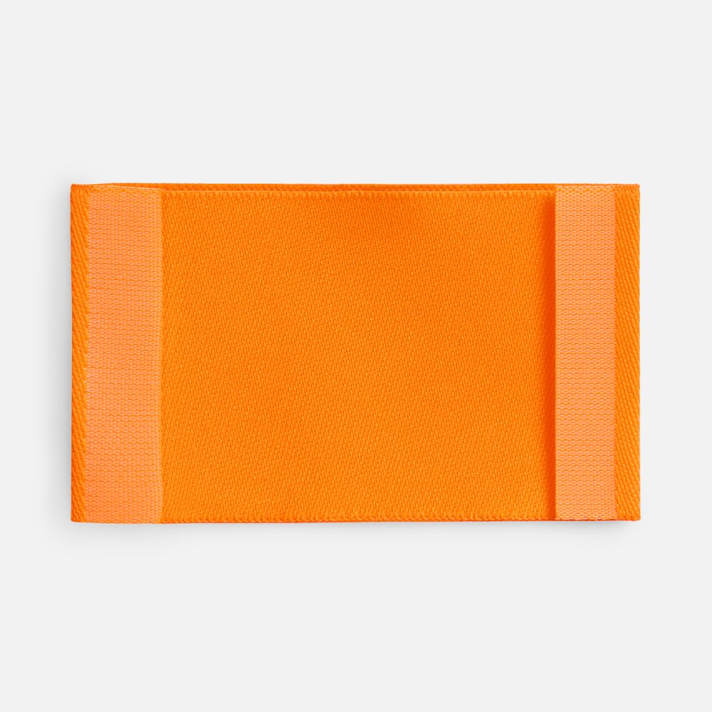 Лейбл тканевый Epsilon, M, оранжевый неон-2