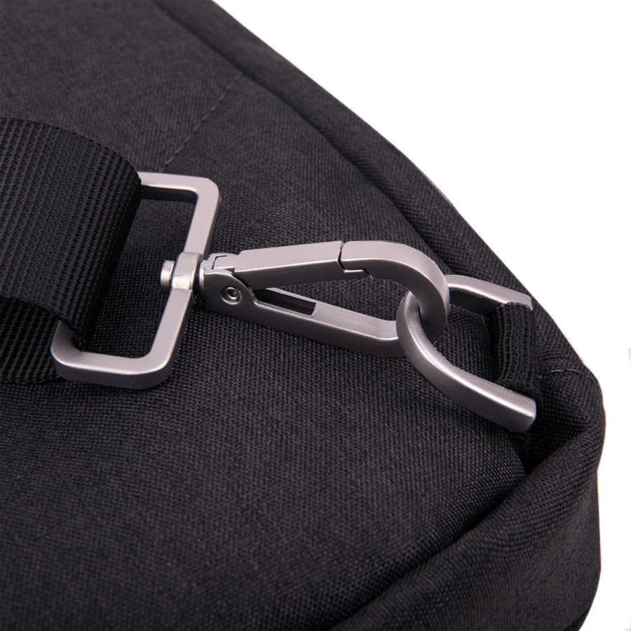 Сумка на плечо CORE, тёмно-серый, голубой-7