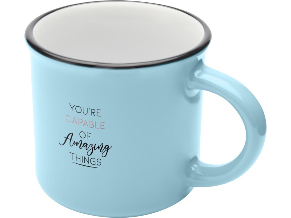 Bari керамическая кружка объемом 240 мл, синий риф-3