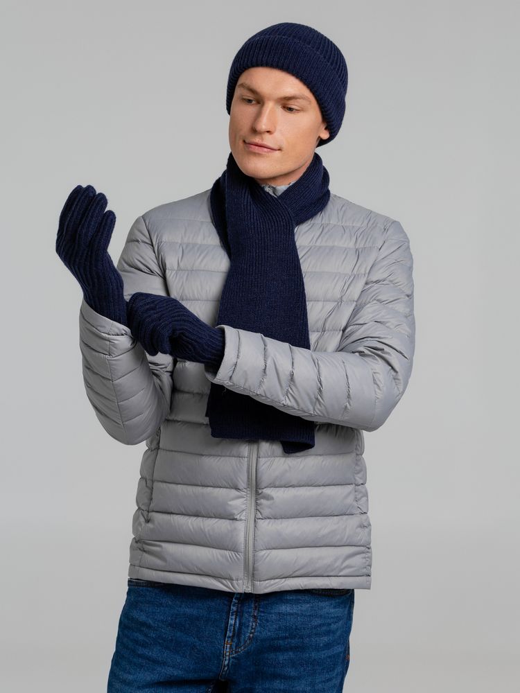 Перчатки Bernard, темно-синие-3