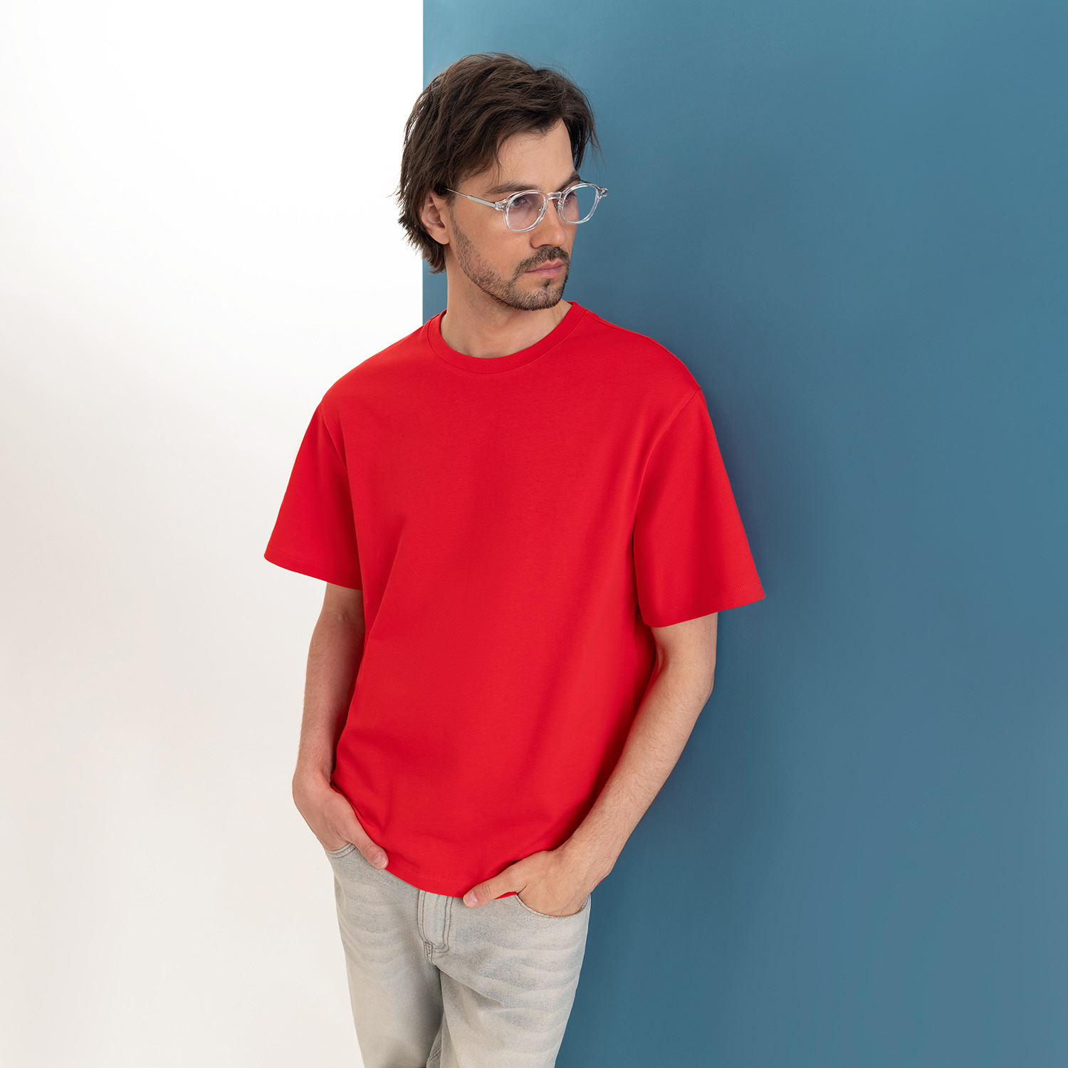 Футболка унисекс Раст Нео (Rust Neo), 240 гр., красный-0