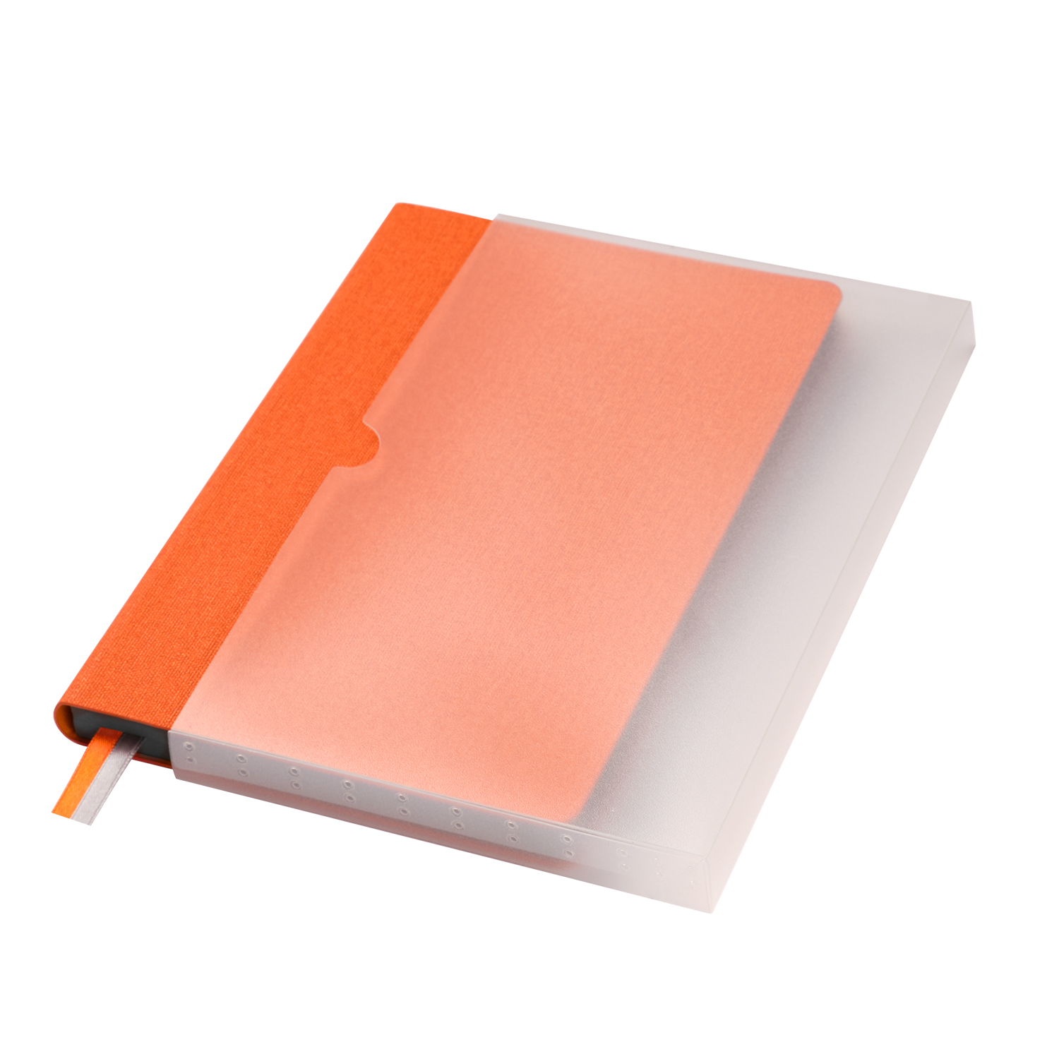 Ежедневник Tweed недатированный, оранжевый-10