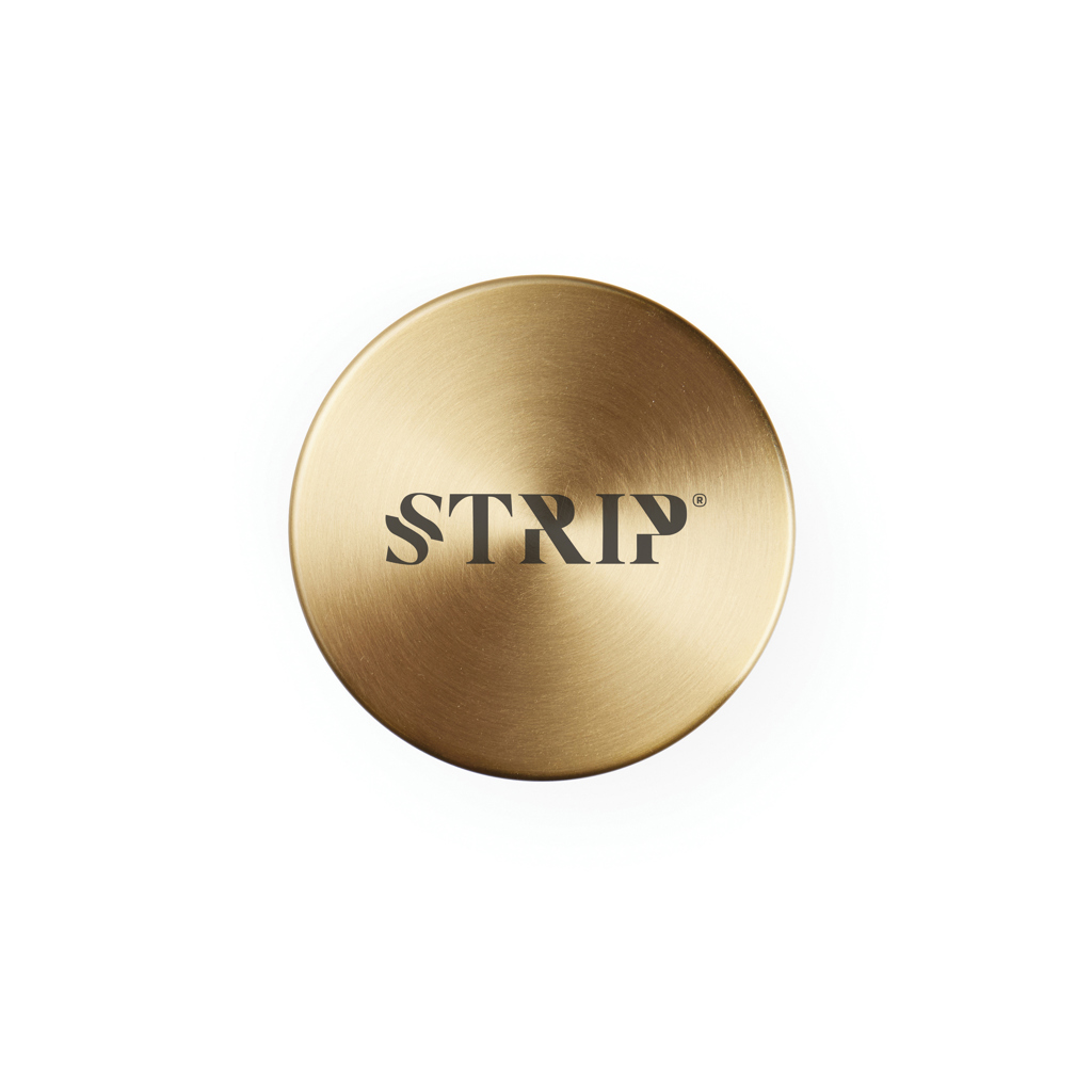 Настольная лампа VINGA Maris из переработанного пластика RCS золотистая-3