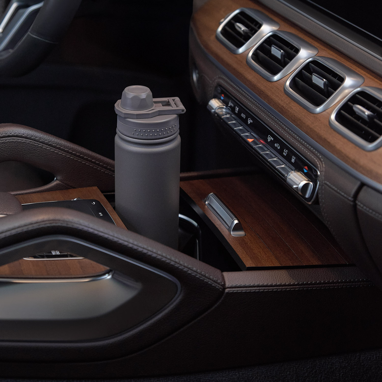 Термобутылка вакуумная герметичная Savona, серая-9