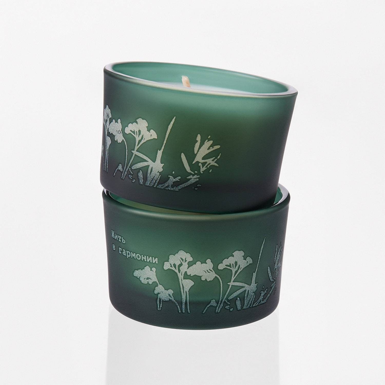 Набор ароматических свечей Сенто (Sento), зеленый-7