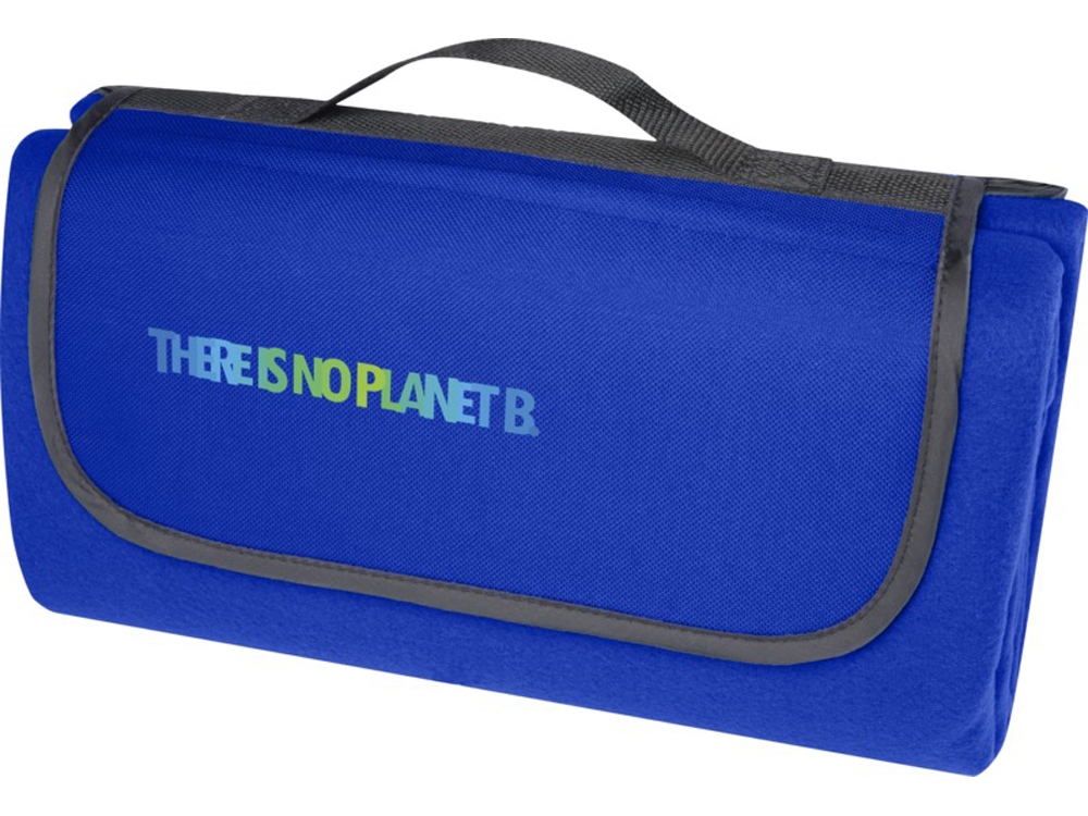 Покрывало для пикника Salvie из переработанной пластмассы пластика, синий-4