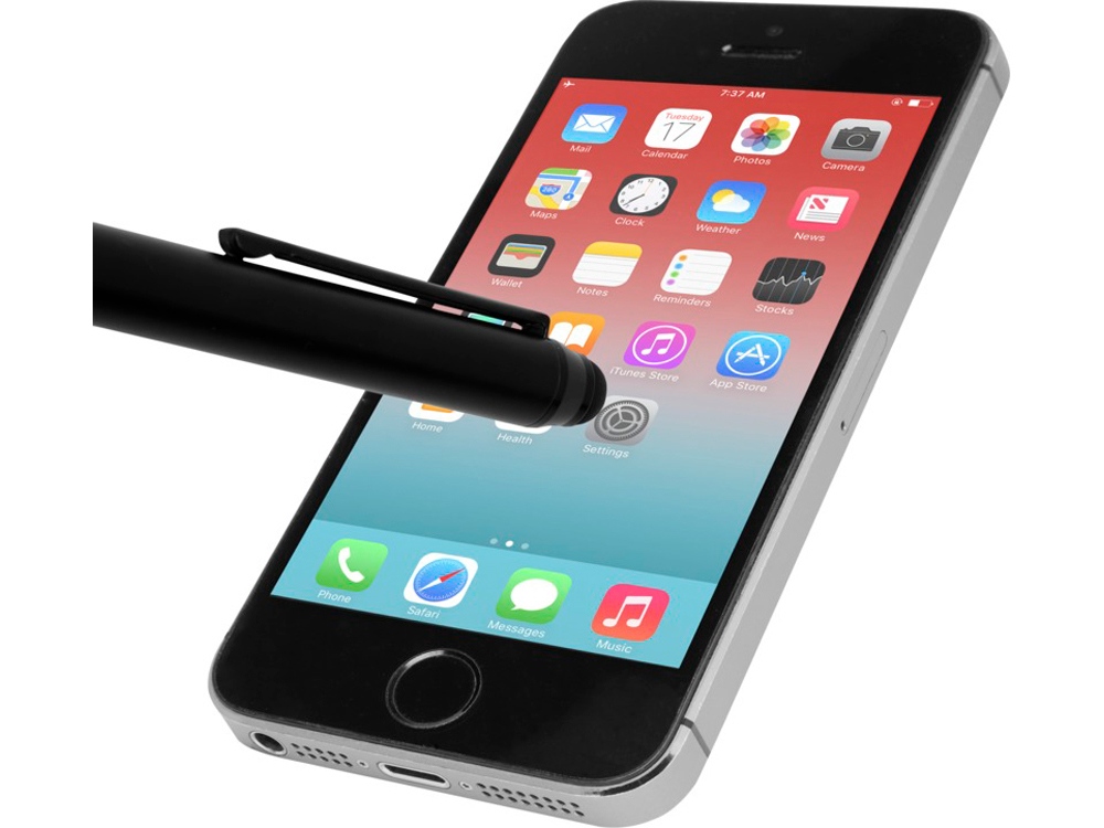 Tactical Dark шариковая ручка со стилусом, черный-6