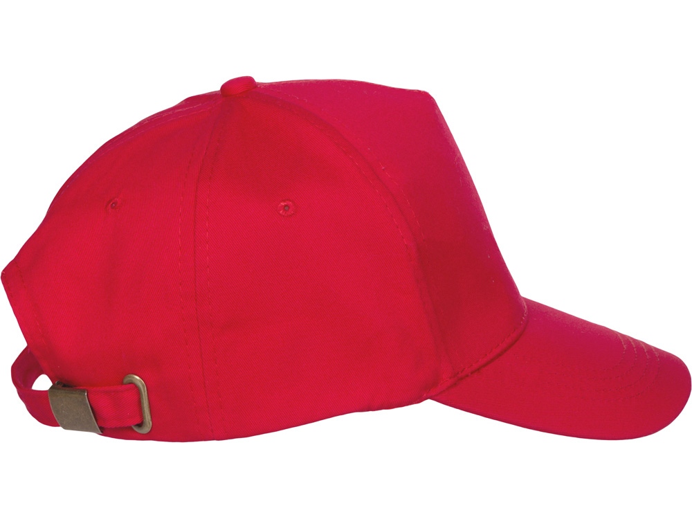 Бейсболка Мемфис 230 5-панельная, красная-4