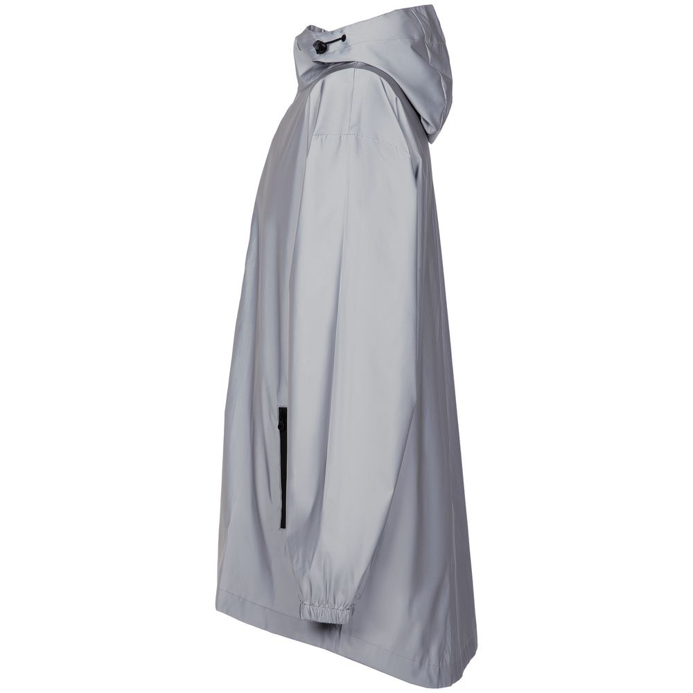 Парка Manifest из светоотражающей ткани, серая-4
