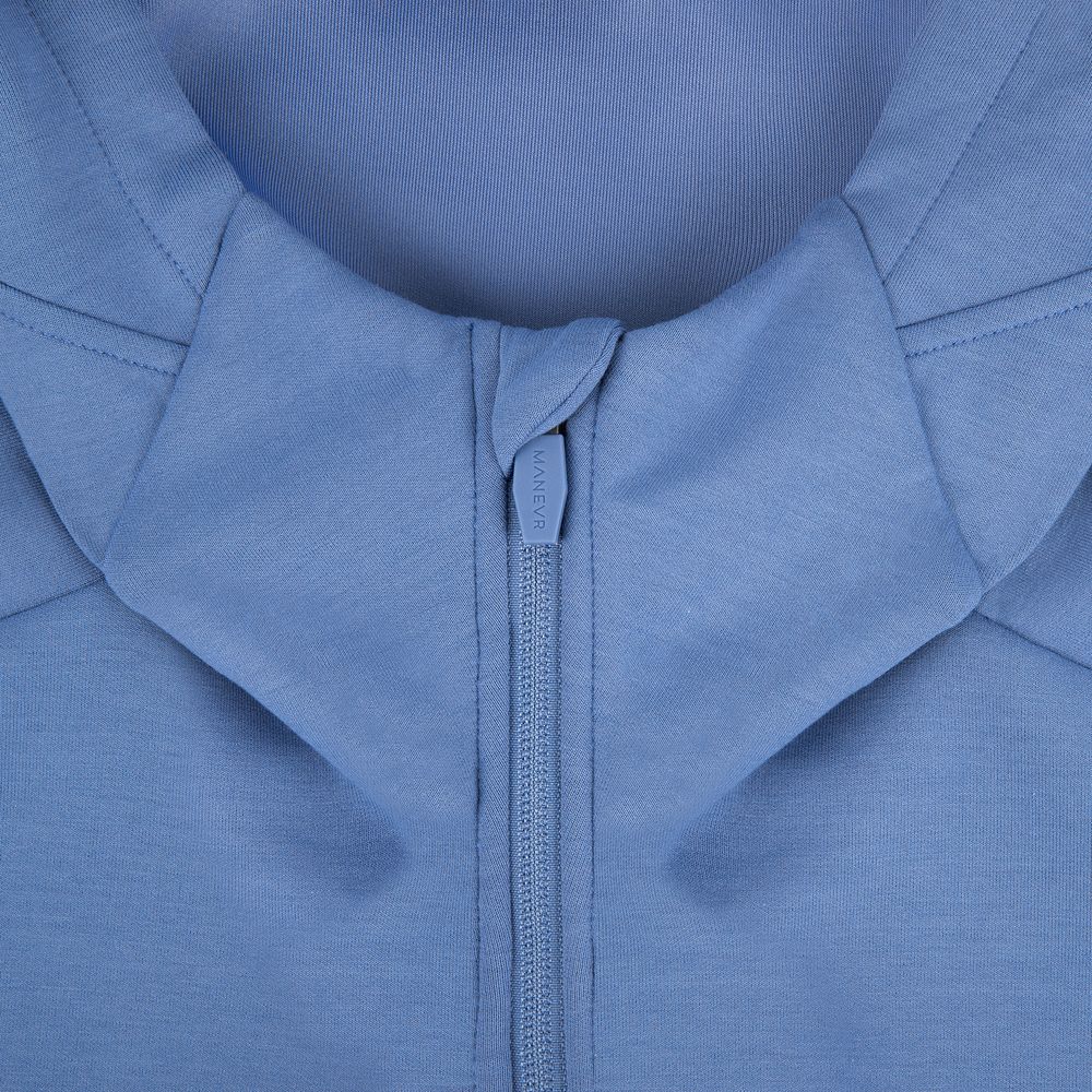 Куртка с капюшоном унисекс Begi, синяя-5