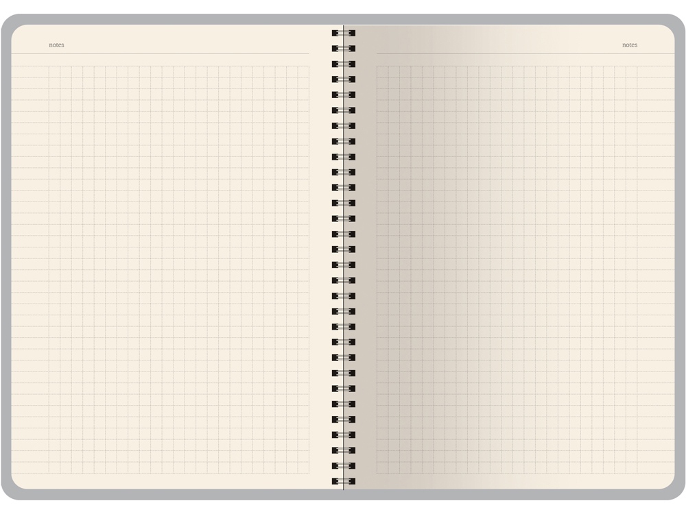 Бизнес тетрадь на гребне А5 Pragmatic, 60 листов в клетку, зеленый-4