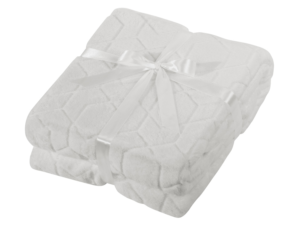 Светящийся в темноте плед Lattice белый-5