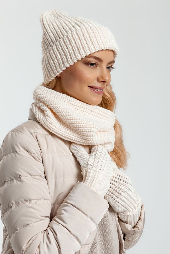Шапка Nordkyn, молочно-белая-1