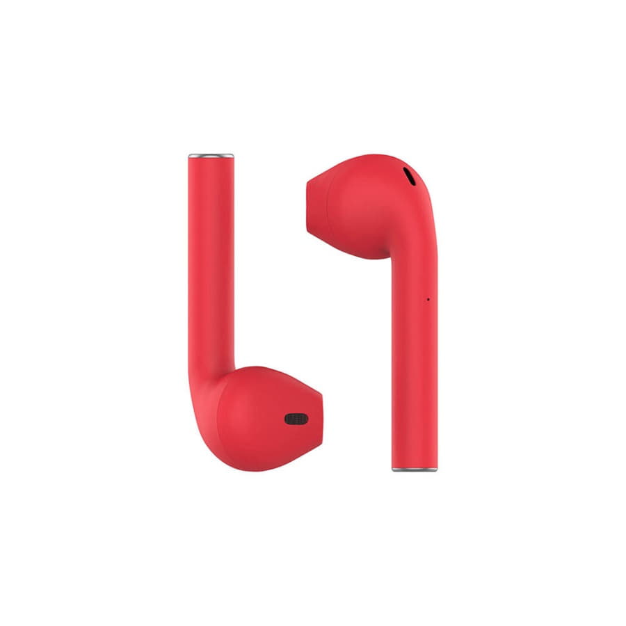 Наушники беспроводные с зарядным боксом TWS AIR SOFT, цвет красный , красный-3