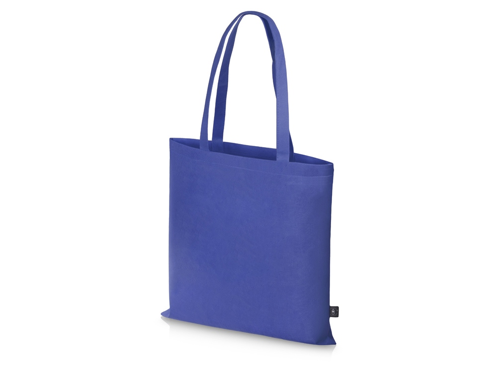 Сумка-шоппер Reviver из нетканого переработанного материала RPET, синий-1
