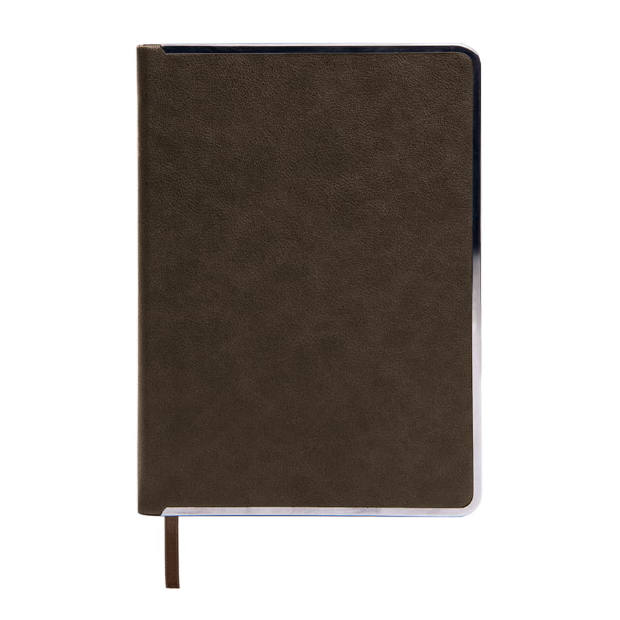Ежедневник недатированный Montrose, формат А5, в линейку, коричневый-1